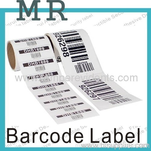 Destructible Vinyl Labels,tamper Proof Fragile Barcode Sticker With Serial Numbers,warranty Void If Removed Sticker 